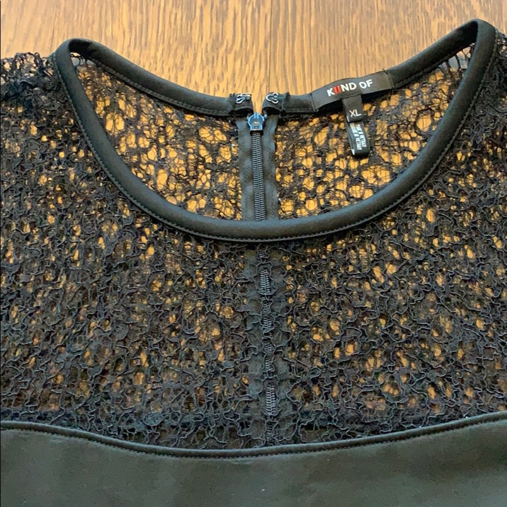NWOT LBD with see-through detail - Picture 3 of 3